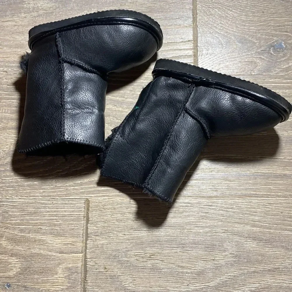 faux shearling boots for kids